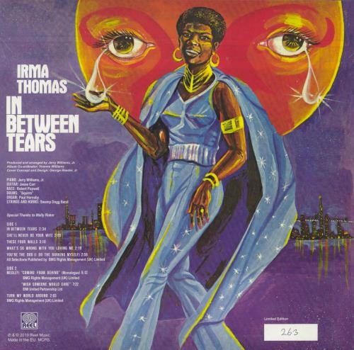 超美品 Irma Thomas In Between Tears Fungus IN BETWEEN TEARS