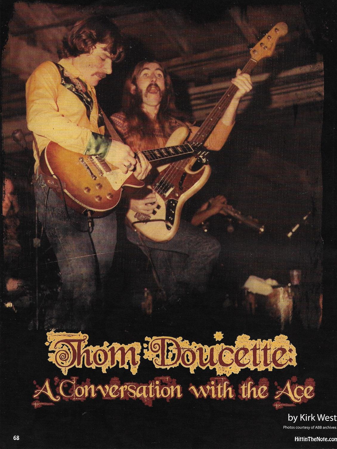 THOM DOUCETTE A CONVERSATION WITH THE ACE (PART 1)